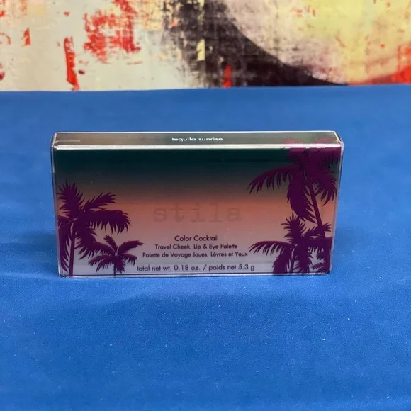 New Stila Color Cocktail Travel Cheek, Lip & Eye Palette Cosmetic Makeup - Picture 3 of 5